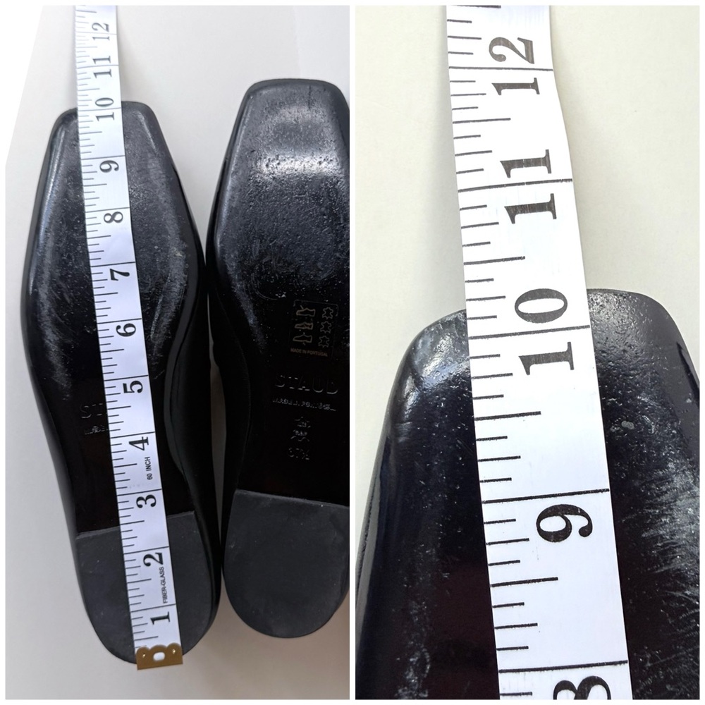 STAUD Becks Leather Loafers in Black 37.5 - Picture 15 of 16